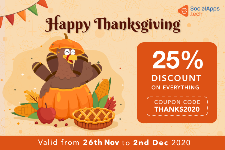 AOEAH Thanksgiving & Black Friday Promo 2020 - Use 8% Off Coupon