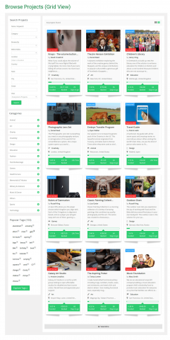 Browse Projects (Grid View)