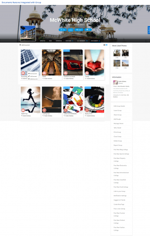 Documents Features Integrated with Group