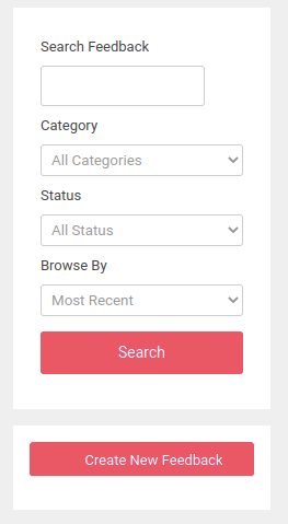 Search Feedback Form