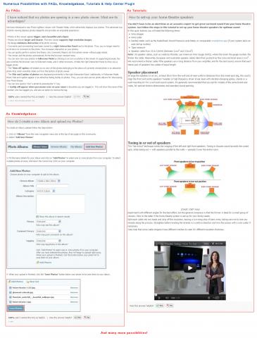 Numerous Possibilities with FAQs, Knowledgebase, Tutorials & Help Center Plugin