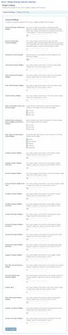 Admin: Widget Settings (General Settings)