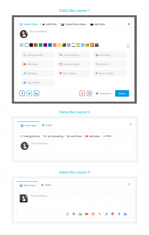 Status Box Layouts