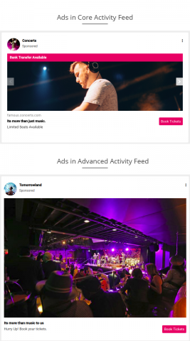 Ads in Activity Feed