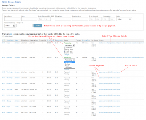 Admin: Manage Orders